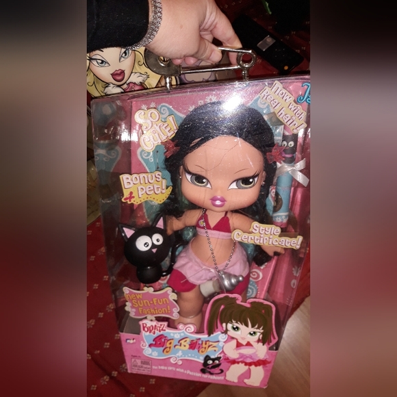 *SOLD* NEW BRATZ BIG BABYZ SUN TIME Jade WITH REAL HAIR 2007 Ultra RARE - Picture 7 of 9